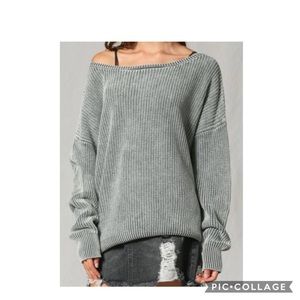 Gray Long Sleeve sweater